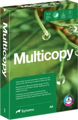 Produktbild von Multifunktionspapier - A4 80 g/qm hochweiß 500 Blatt 2-fach gelocht.