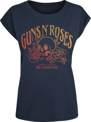 Produktbild von Guns N' Roses T-Shirt Damen Appetite For Destruction Skull navy M