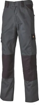 A pair of work pants on a white background.