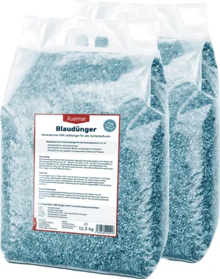 Produktbild von Ruemar Blaudünger 25 kg (2x12,5) NPK-Dünger Granulat Universaldünger für Garten & Rasen