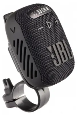 Produktbild von Bluetooth-Lautsprecher JBL Wind 3, Bluetooth, 5W, IP67, fr Fahrrder, Motorrder, Roller, Schwarz