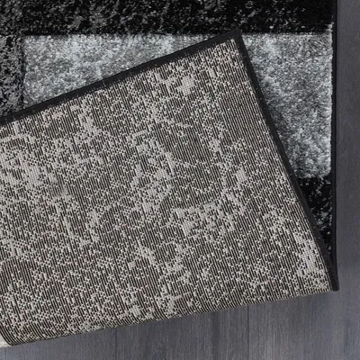Produktbild von Carpetsale24 Designer Wohnzimmer Teppich Modern Weicher Kurzflor Teppich Konturenschnitt Pflegeleicht, Grösse: 240x340 cm