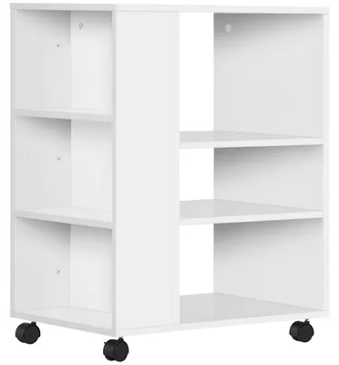 Productafbeelding van Vinsetto: Drukkerstandaard/bijzetter met wielen voor documenten, printers, wit