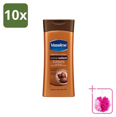 Obrázok produktu pre 10 kusov telového mlieka s kakaovým maslom Vaseline – 400 ml – balenie