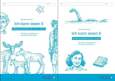 Produktbild von Ich kann lesen 5 und 6 - im Set - 2 Schülerarbeitshefte 3. und 4. Klasse