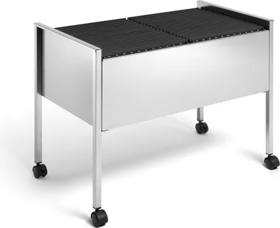 Zdjęcie produktu dla DURABLE Wózek na teczki zawieszkowe ECONOMY DUO 100 A4, Srebrny, 308223