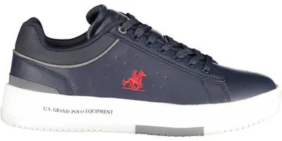 Produktbild von Sportlicher blauer Herrenschuh mit kontrastierenden Details