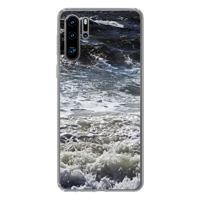 Produktbild von MuchoWow® Handyhülle Schutzhülle Hülle für Huawei P30 Pro Nordsee - Wasser - Wellen Silikon Softcase Handy Hülle - Schutzdeckel