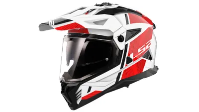 Produktbild von LS2 MX702 Pioneer II Hill Motocross Helm, weiß/rot, S (55/56)