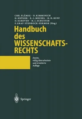 Obrázek produktu pro Handbuch des Wissenschaftsrechts