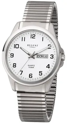 Produktbild von Regent Zugband Herrenuhr silberfarben F-1198
