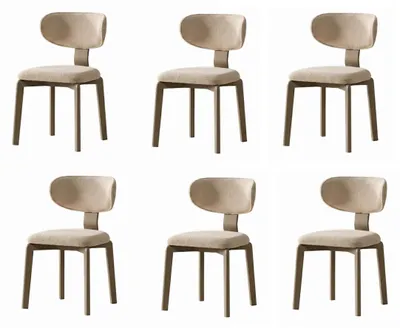 Image de Chaises : Beige, minimalistes, harmonieuses, style moderne, élégantes, confortables