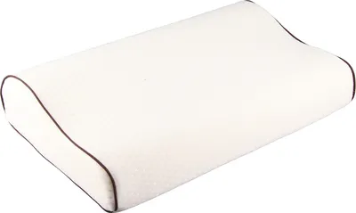 Produktbild von Memory-Schaum-Kissen mit langsamer Rückstellkraft, wellenförmiges Schlafkissen, Schulter- und Nackenstützkissen, 50 x 30 cm