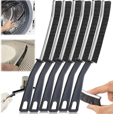Image de Brosse de nettoyage en 6 pièces pour un nettoyage en profondeur des joints de carrelage dans la salle de bains et la cuisine