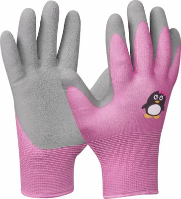 Produktbild von Pink Pinguina Kinderhandschuh Größe 5, robust, wasserabweisend, mit Frottee-Futter