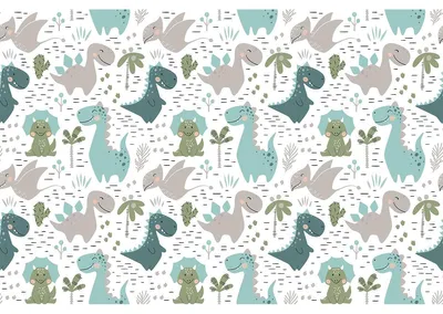 Image de Autocollants de meubles sur le thème des dinosaures pour enfants, 60 x 90 cm