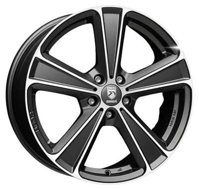 Productafbeelding van litá velg MOMO Shot! 7,5x17 5x112 ET 35, mat antraciet, gepolijst