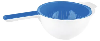Produktbild von Stielseiher mit Schüssel 23 cm EUROHOME® – aus Kunststoff, 23,5x12x37cm – EUROHOME® Stielseiher mit Schüssel - das ideale Küchenhelfer-Set