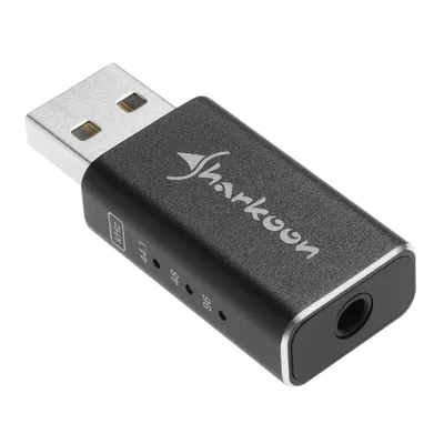 Produktbild von Sharkoon Gaming DAC Pro S - 24 Bit - 100 dB - 0,002% - USB - Schwarz - Android