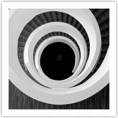 Produktbild von Poster - Poster ohne Rahmen - Stück Modern Treppe - 60x60 cm - Wand Bild - Wanddeko - Wandbilder - Kunstposter - Wandposter - Bilder - Kunstdruck - Wanddekoration - Wandbild - P2XAC60x60-4132