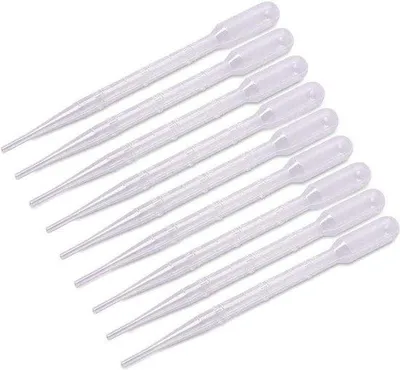 Zdjęcie produktu dla Pipety plastikowe o pojemności 2 ml – pipety pomiarowe do laboratoriów i sztuki