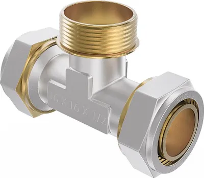 Produktbild von Mexen PEX-S Verschraubungs-T-Stück PEX 32 x 3/4 GZ x 32 - W97233-3234M32-00
