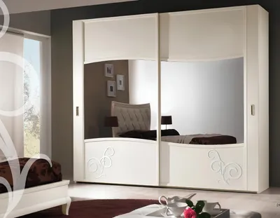 Produktbild von Luxus Kleiderschrank mit Schiebetüren Schlafzimmer Schrank Schränke Holz Design