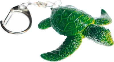 Produktbild von Wasserschildkröte Schlüsselanhänger Miniblings Schildkröte Meeresschildkröte grün