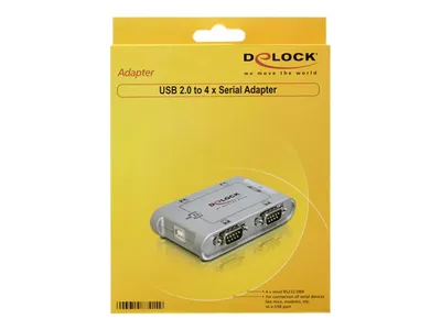 Obrázek produktu pro Delock USB 2.0 to 4 port serial HUB - Serieller Adapter