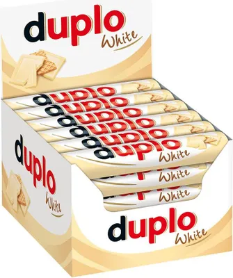 Produktbild von Duplo White Limited Edition Thekendisplay mit 40 Riegeln 728g