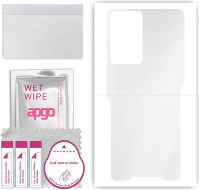 Produktbild von apgo Rückseite Schutzfolie, klar, kompatibel mit Doogee S97 Pro, Hinten Hydrogel-Displayschutzfolie mit Positionierhilfe, kratzfest, einfache Montage