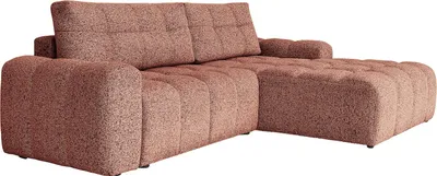 Produktbild von home24 Ecksofa mit Schlaffunktion - Strukturstoff