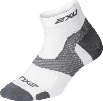 Produktbild von 2xu Vector Light Cushion 1/4 Crew Socken Weiß EU 42-46 Herren Weiß EU 42-46