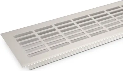 Produktbild von SOTECH Lüftungsgitter Lochblech 480 x 81 mm Silber EV1 Lochgitter Stegblech