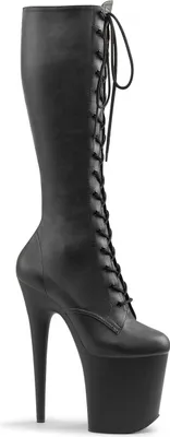 Produktbild von FLAMINGO-2023 Damen Boots von Pleaser, Schwarz Matt , EU 41, US 11