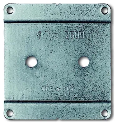 Zdjęcie produktu dla Płyta montażowa Busch-Jaeger 1-gang 2609 WS