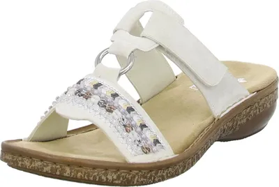 Produktbild von Rieker Komfort Pantoletten 628M6-40 Damen 362D3632384D36 Weiß 40 EU