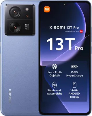 Produktbild von Xiaomi 13T Pro 5G 1024 GB Dual-Sim Alpine Blue Neu
