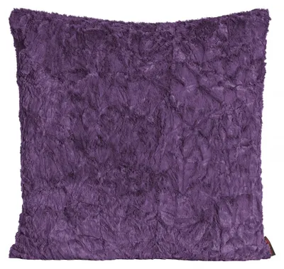 Produktbild von Kissenhülle "Fluffy" aubergine 70x70cm