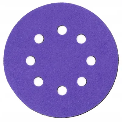 Obrázok produktu pre Keramické brúsne kotúče, 125 mm, #180, suchý zips, sada 5 ks