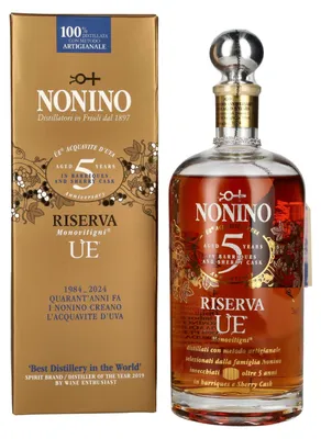 Image de Nonino Grappa ÙE Monovitigni Riserva 5 Years Old 43% Vol. 0,7l en boîte cadeau