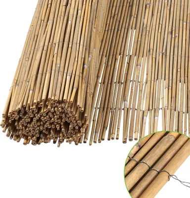 Produktbild von Faziango Schilfrohrmatte 150×600 cm Natürlicher Sichtschutz aus Schilf, dekorativ & vielseitig einsetzbar