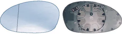 Produktbild von Alkar Spiegelglas, Außenspiegel links 6411843