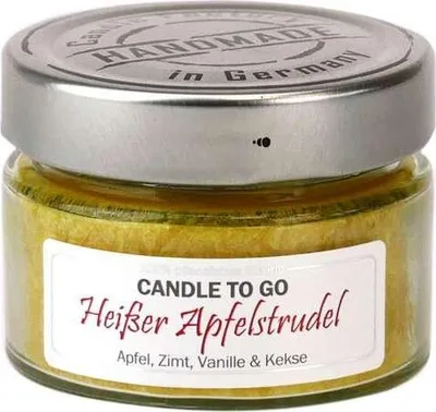 Produktbild von Heißer Apfelstrudel - Candle to Go Duftkerze von Candle Factory
