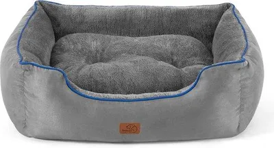 Produktbild von Großes Katzenbett, waschbar, 51x48x15cm, grau, weich, Innenbereich