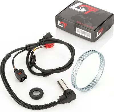 Produktbild von ABS-Sensor und ABS-Ring Set Vorderachse 45 Zähne für AUDI A6 C5 ab 01/1999