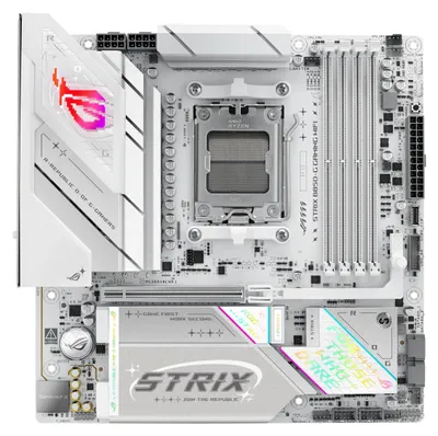 Produktbild von ASUS ROG STRIX B850-G GAMING WIFI, AMD, Sockel AM5, AMD Ryzen 7000 Series, AMD Ryzen 8000 Series, AMD Ryzen 9000 Series, DDR5-SDRAM, 256 GB, DIMM