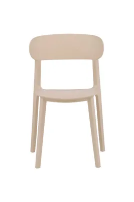 Immagine prodotto di Sedia da pranzo Åstol in plastica beige.