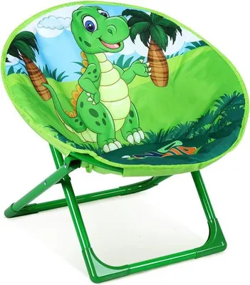 Immagine prodotto di Sedia pieghevole comoda e portatile per bambini piccoli; sedia da spiaggia gonfiabile verde per il giardino, il picnic e la cameretta dei bambini