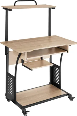 A product shot of a computer desk.